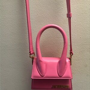 Jacquemus Vibrant Pink Mini Bag